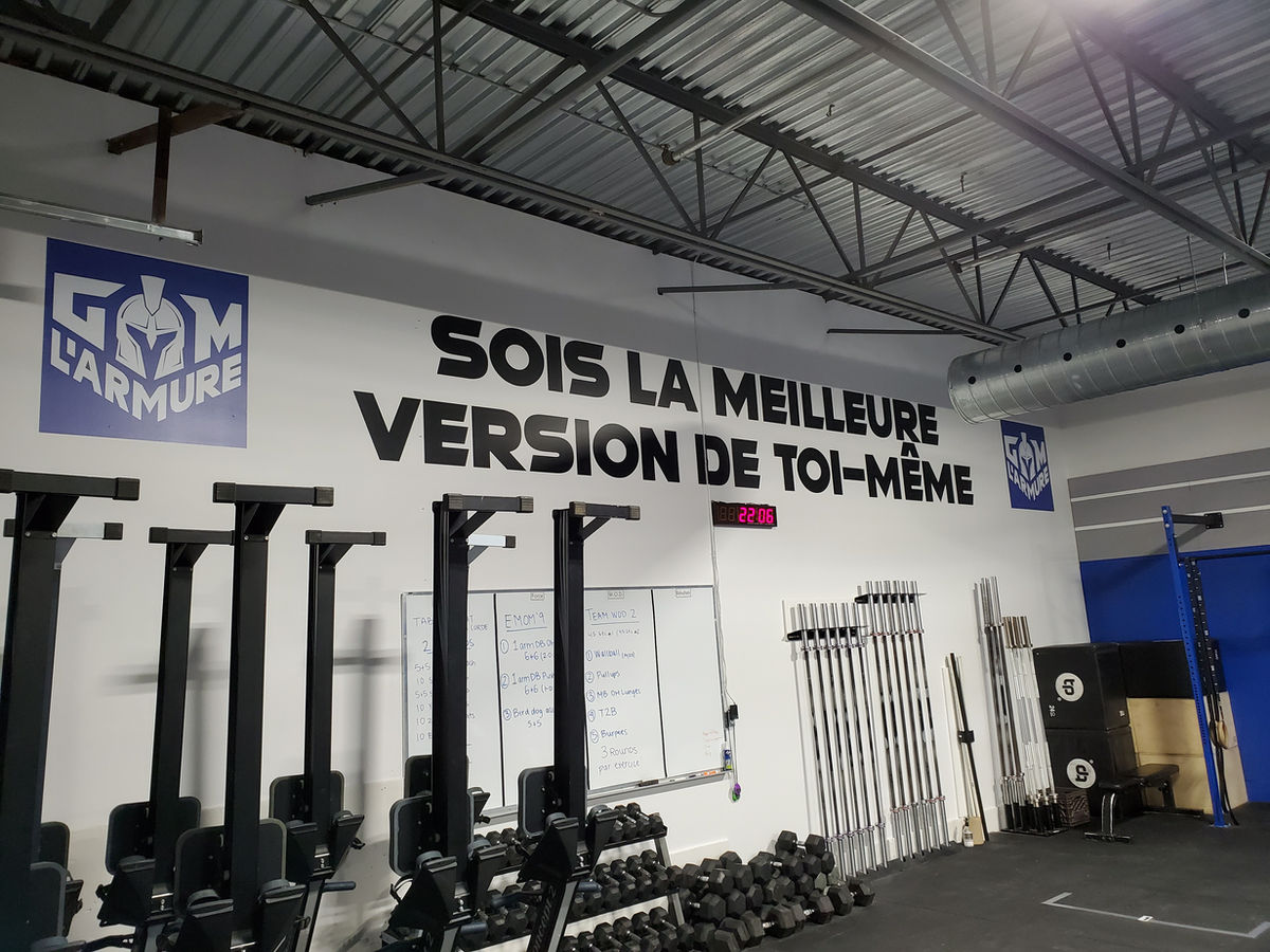 Gym l'Armure - slogan