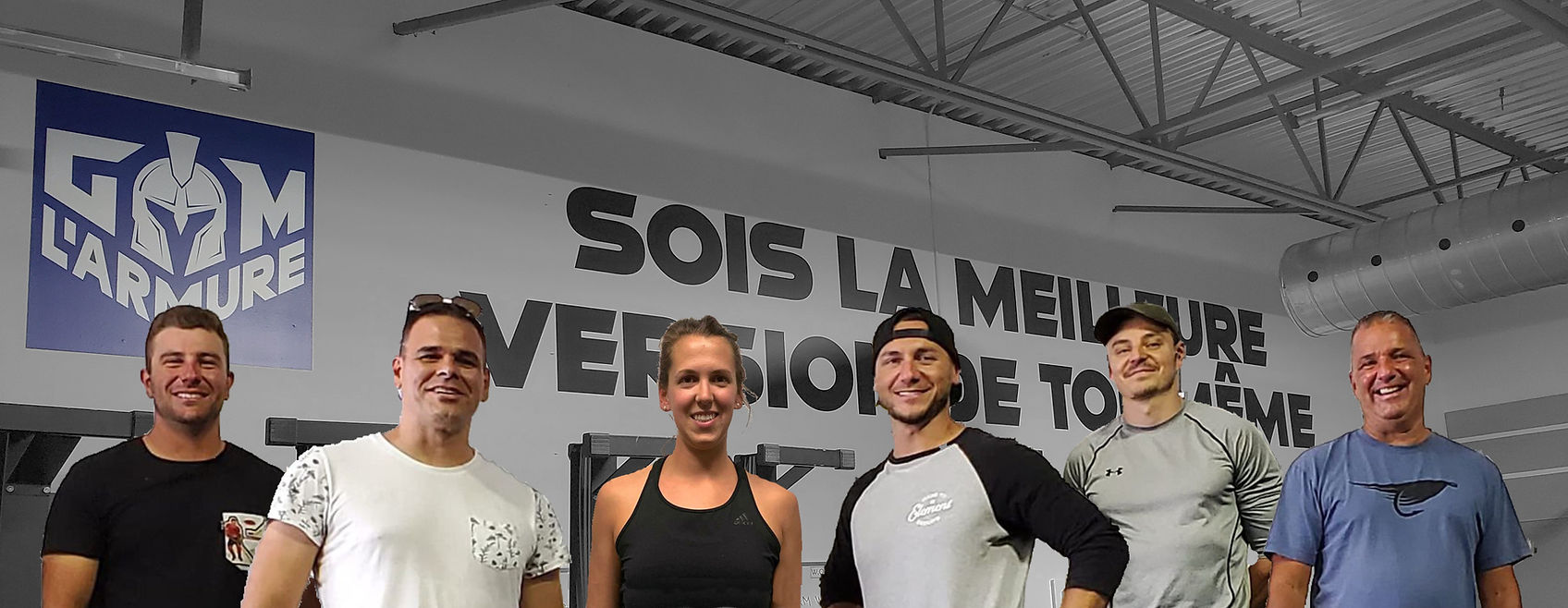 L'équipe de propriétaires du Gym l'Armure
